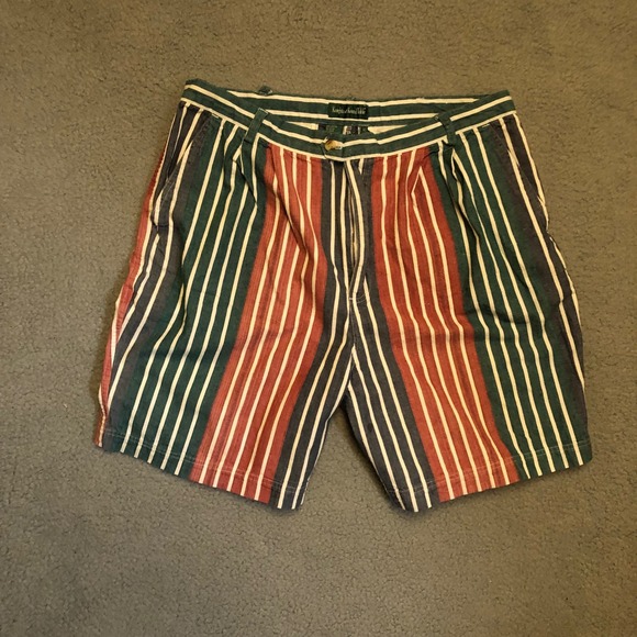 Knights Of Round Table Other - Vtg Knights of Round Table Striped Shorts Mens 36 100% Cotton Retro Colorful